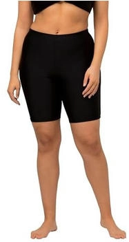 Ulla Popken Badehose Schwimmradler schwarz
