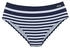 Lascana Bikini-Hose Myst höherer Schnittform marine weiß