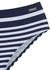 Lascana Bikini-Hose Myst höherer Schnittform marine weiß