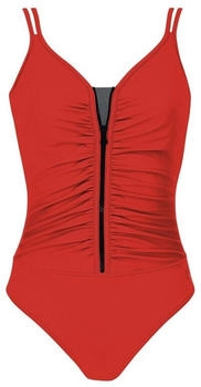 Sunflair Badeanzug rot schwarz