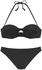 Jette bügel-bandeau-bikini schnalle schwarz