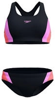 Speedo 800457215357, SPEEDO Damen Bikini Womens Colourblock Splice 2PC 2.0 Lila