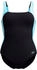 Speedo Shaping LunaLustre Printed Piece Badeanzug schwarz