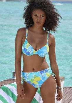Sunseeker B&uuml;gel-Bikini-Top Butterfly blau gr&uuml;n