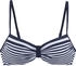 Lascana Bügel-Bikini-Top marine weiß