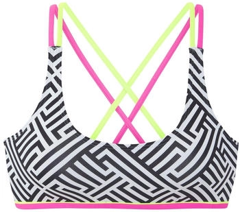 Buffalo Bustier-Bikini-Top schwarz weiß