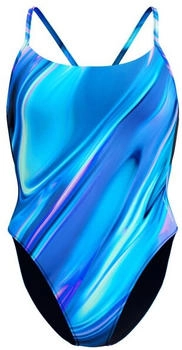 Speedo Printed Racerback Pc Rapture Glow dark teal 8-004810