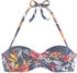 Vivance Dreams Bügel-Bandeau-Bikini-Top Leilani getwistete Optik grau-bedruckt