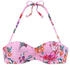 Sunseeker Bügel-Bandeau-Bikini-Top Modern rosa-bedruckt