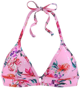 Sunseeker Triangel-Bikini-Top rosa bedruckt