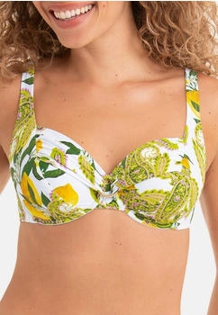 ROSA FAIA lemon love bikini-top