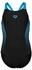 Arena Girl's Openings Swimsuit V Back black/turquoise