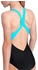 Arena Girl's Openings Swimsuit V Back black/turquoise