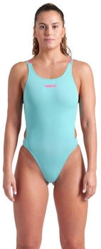 Arena Women's Swimsuit Tech Multi Solid (008054) water/shocking pink