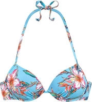 LASCANA Push-Up-Bikini-Top "Malia" mit tropischem Print