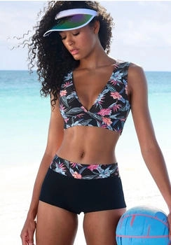 KangaROOS Bikini-Hotpants Agave bedruckter Bund