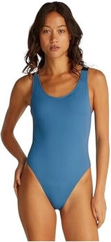 Calvin Klein Scoop Back One Piece Badeanzug storm blue