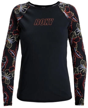 Roxy Active Langarm-Rashguard schwarz