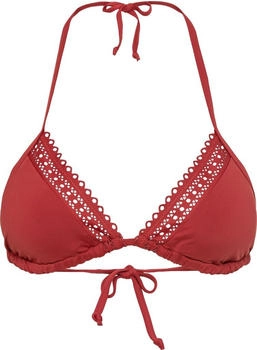 s.Oliver Triangel-Bikini-Top Aiko häkeloptik rot rostrot