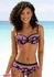 Lascana Bikini-Hose schwarz rosa