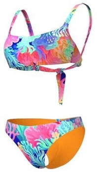 Arena Water Prints Bikini Bralette Zweiteiler coral