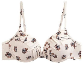 Next Fashion Bügel-Tankini-Top Ecru Woodblock