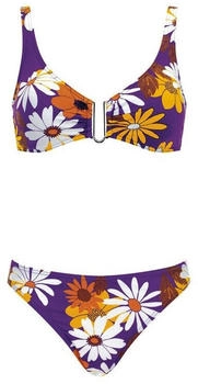 Olympia Beachfashion Bikini lila orange weiß