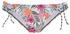 Venice Beach Bikini-Hose Summer weiß bedruckt zum Binden