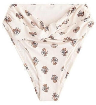 Next Fashion Hochbund-Bikinihose ecru