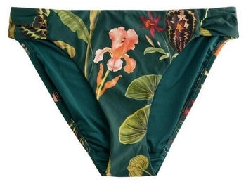 Next Fashion Bikinihose khaki dunkelgrün hellorange dunkelrot