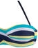 Venice Beach Bandeau-Bikini marine gelb gestreift