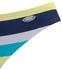 Venice Beach Bandeau-Bikini marine gelb gestreift