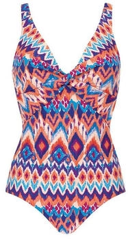 Olympia Beachfashion Damen Badeanzug hellblau lila dunkellila magenta
