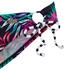 Venice Beach Bikini-Hose Summer marine-bedruckt zum Binden