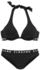 Elbsand Bügel-Bikini schwarz weiß