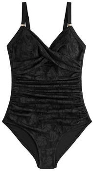 Next Fashion Badeanzug bauchformend Black Lace