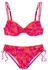 Venice Beach Bikini orange pink