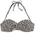 Lascana Mix-Kini Bandeau-Bikini-Oberteil Neckholder schwarz creme