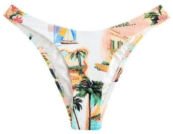 Next Fashion Bikinihose creme blau dunkelgrün pfirsich