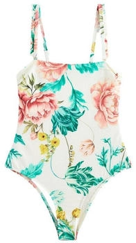 Next Fashion Bauchformender Bandeau-Badeanzug Rüschen