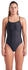 Arena Feel Solid Lightdrop Back Bustier Badeanzug schwarz