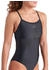 Arena Feel Solid Lightdrop Back Bustier Badeanzug schwarz