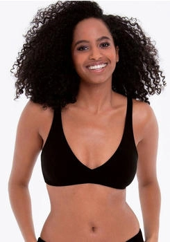 ROSA FAIA Triangel-Bikini-Top Pure schwarz