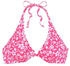 Vivance Dreams Bügel-Bikini-Top Leni wellenkante neonpink weiß