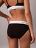 Calvin Klein Slip Bikini Form Logobund schwarz