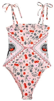 Next Fashion Badeanzug 'Cath Kidston' pink cherry