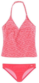 Venice Beach Tankini pastellrot wei&szlig;