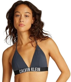Calvin Klein Triangel Neckholder Bikini Oberteil blau india ink