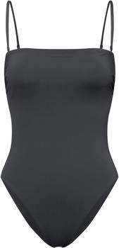 Calvin Klein Badeanzug abnehmbare Träger BEH BLACK