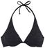 Lascana Bügel-Bikini-Top Omara schwarz lochstickerei